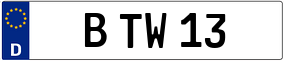 Truck License Plate